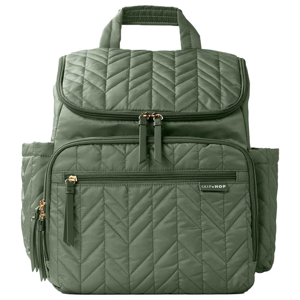 Skip hop sales leather diaper backpack